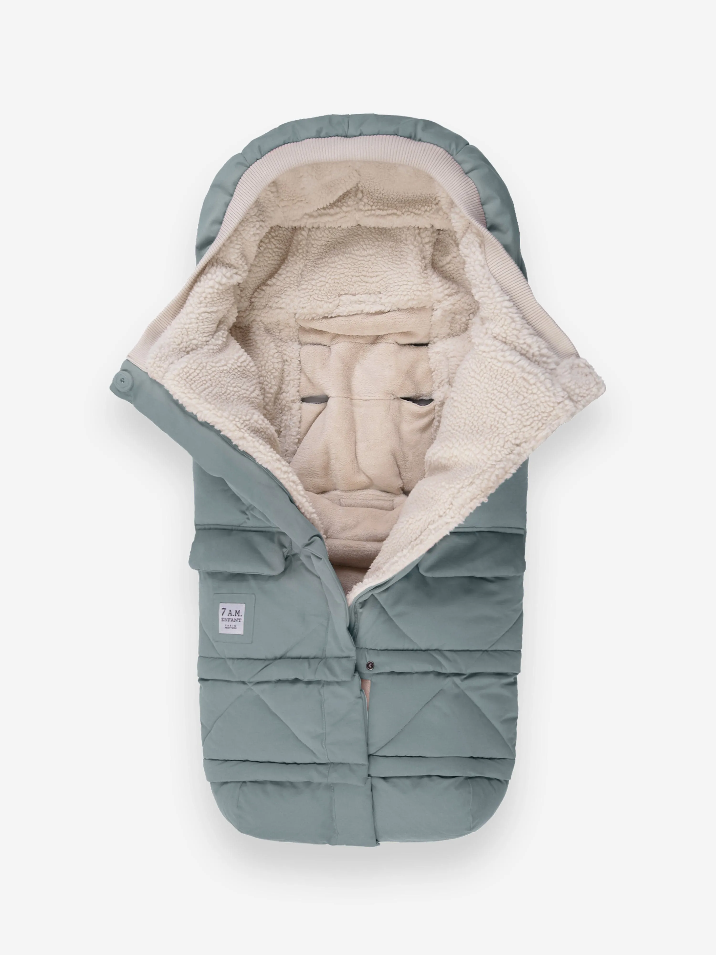 7AM Enfant Baby Blanket 212 Evolution Oslo Nest in Green