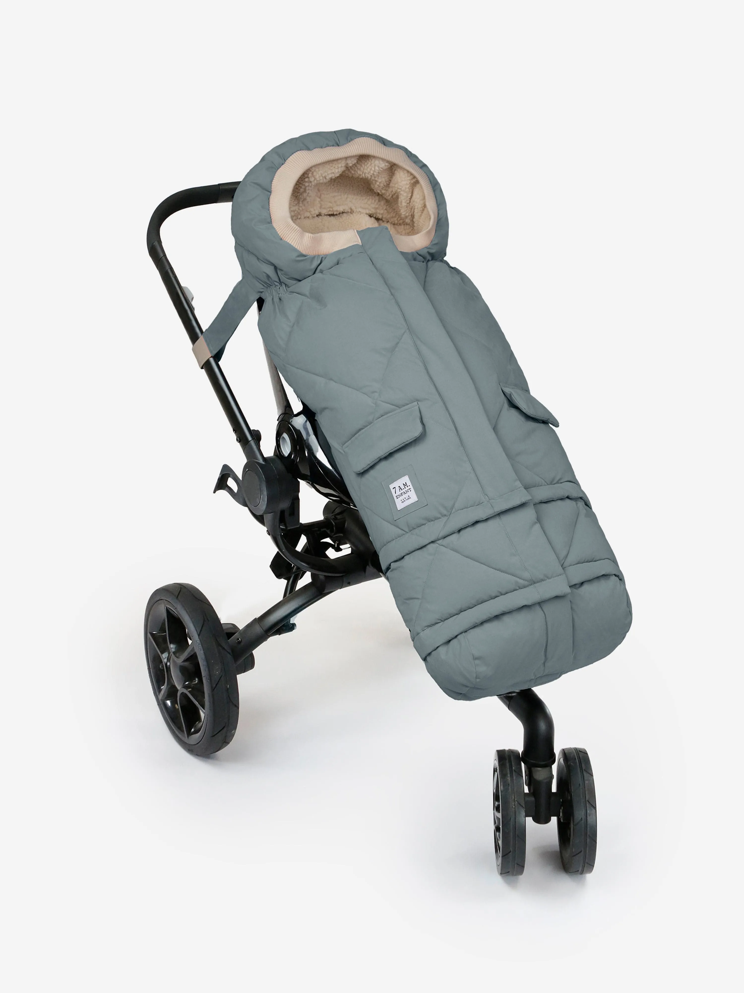 7AM Enfant Baby Blanket 212 Evolution Oslo Nest in Green