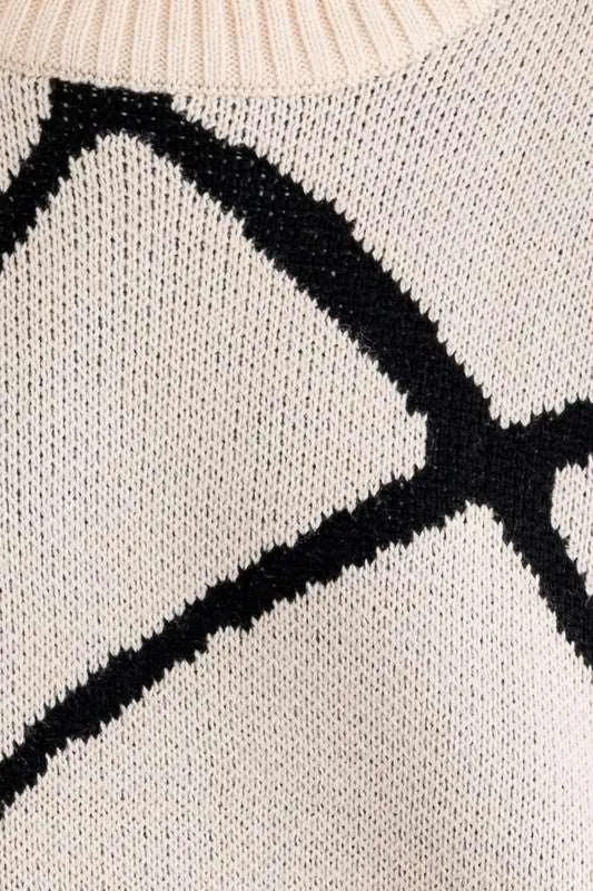 Abstract Pattern Sweater