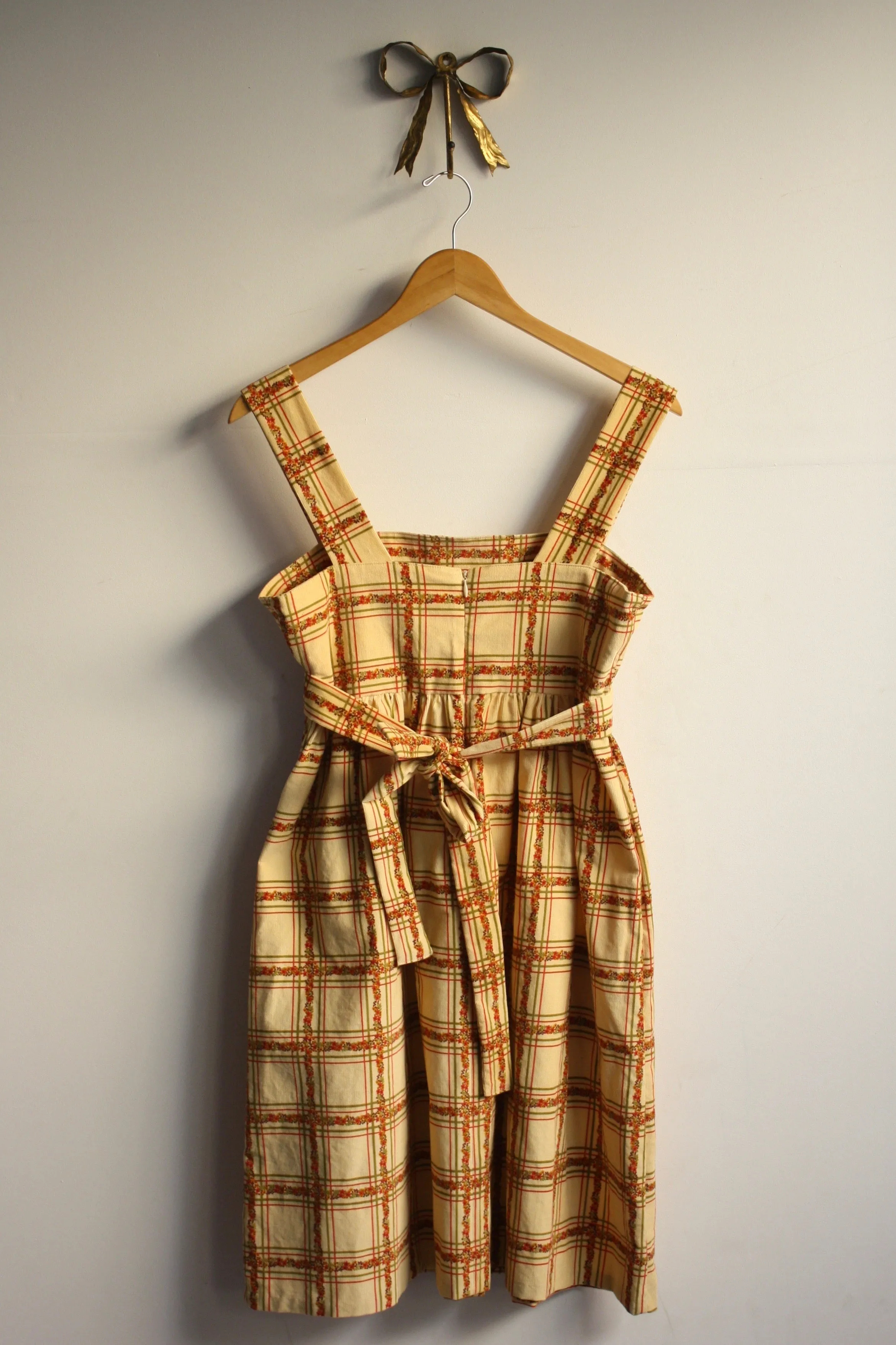 Ashley Dress - Floral Corduroy
