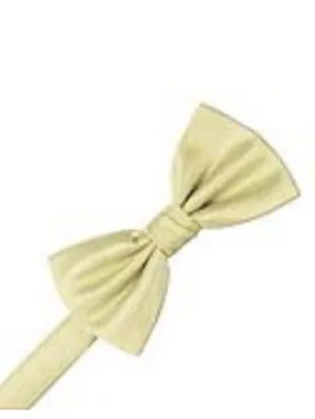 Banana Herringbone Formal Bow Tie
