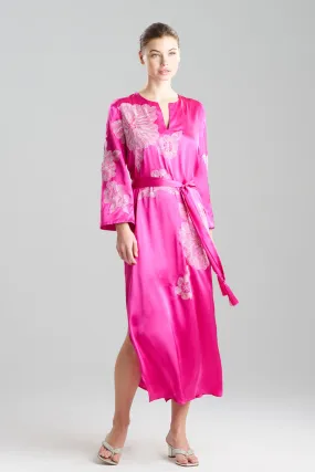 Couture Miyoshi Embroidered Silk Caftan