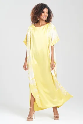 Couture Palawan Embroidered Silk Caftan