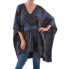 Custom 100% Acrylic Poncho Sweater - OEM/ODM Knitwear Manufacturer