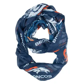 Denver Broncos Little Earth Productions Sheer Infinity Scarf Navy