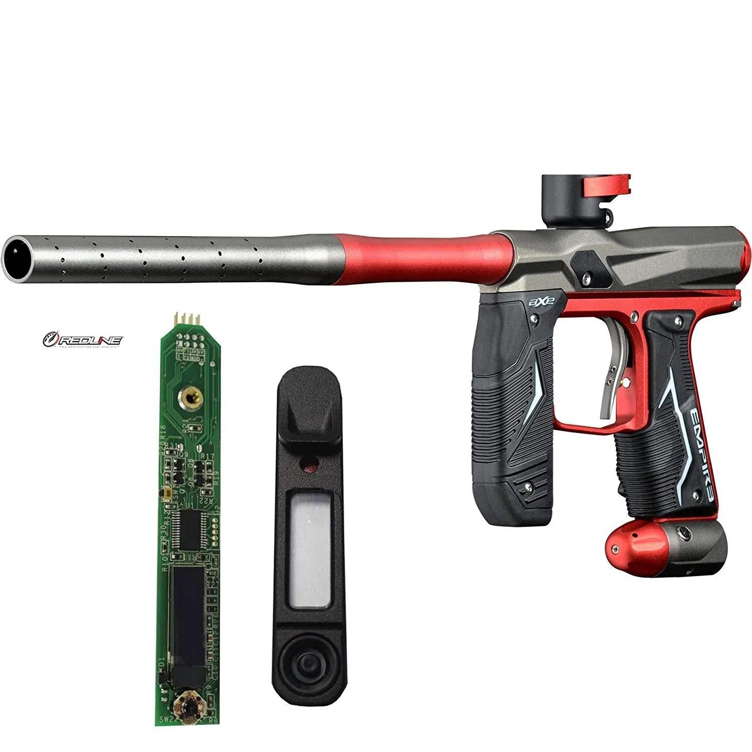 Empire Axe 2.0 Marker Dust Silver Red / Redline Board Combo