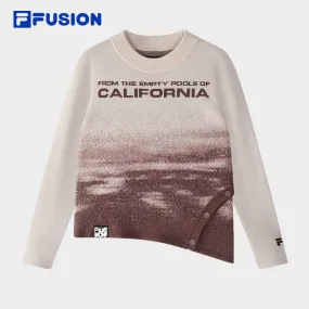 FILA FUSION INLINE FUSION X WORKWEAR NIGHT BOARDER Women Knit Sweater (Purple)