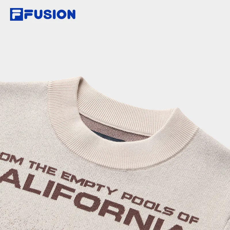 FILA FUSION INLINE FUSION X WORKWEAR NIGHT BOARDER Women Knit Sweater (Purple)