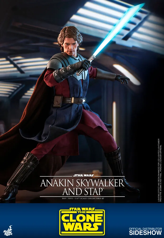 Hot Toys - Star Wars The Clone Wars - Anakin Skywalker and STAP Set