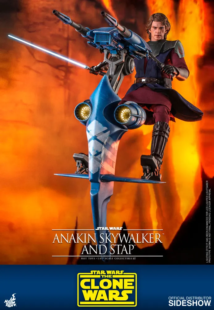 Hot Toys - Star Wars The Clone Wars - Anakin Skywalker and STAP Set
