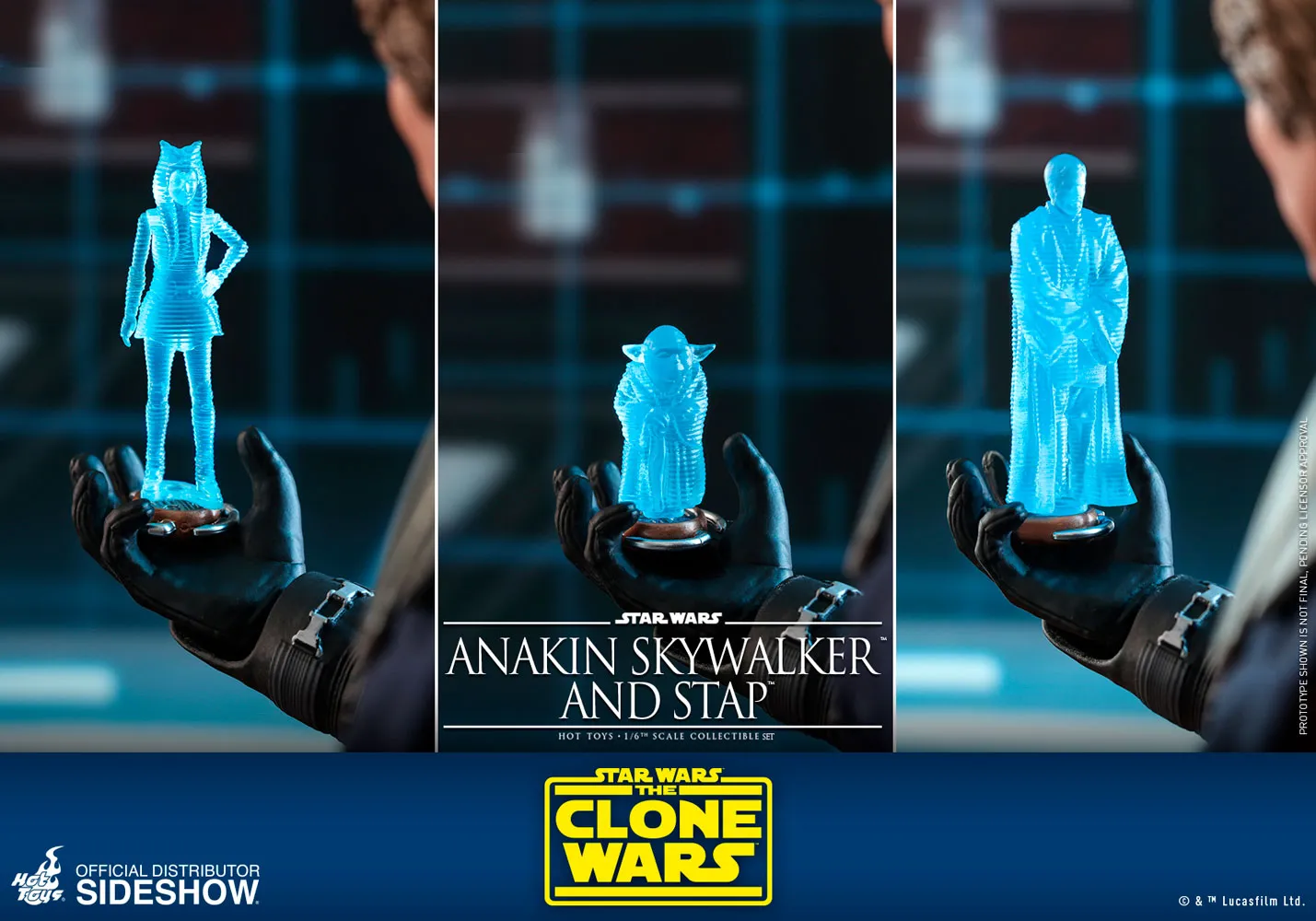 Hot Toys - Star Wars The Clone Wars - Anakin Skywalker and STAP Set