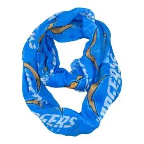Los Angeles Chargers Little Earth Productions Sheer Infinity Scarf Blue