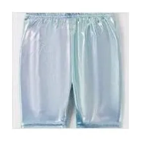 Metallic Iridescent Blue Girls Bike Shorts