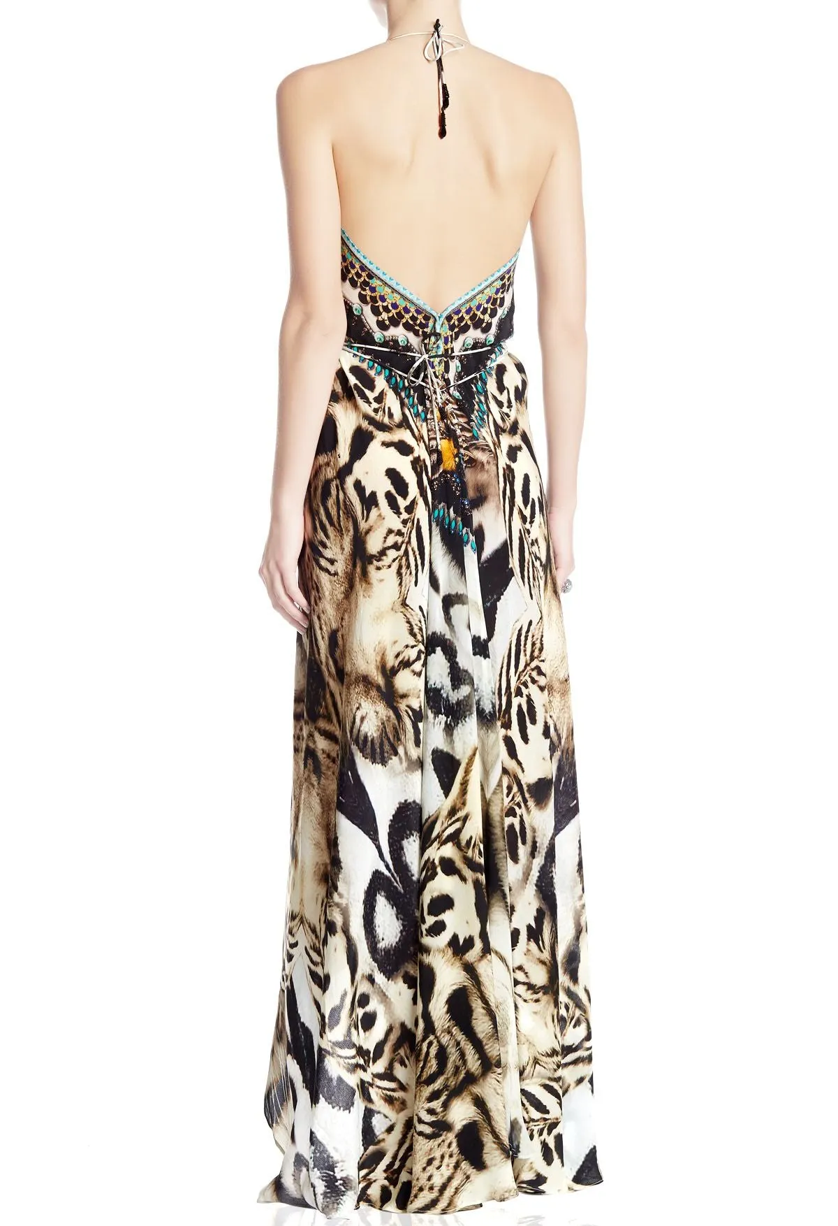 Multi Way to Wear Dress in Animal Print