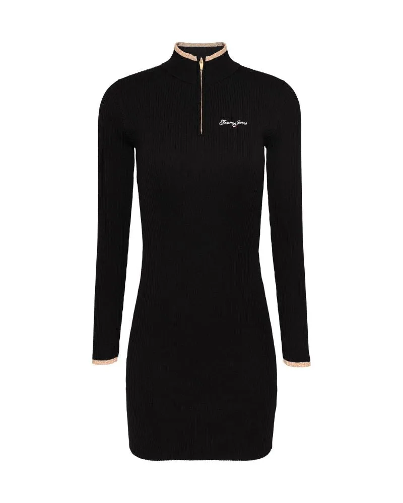 Tommy Hilfiger - Metallic Tip Zip Sweater Dress