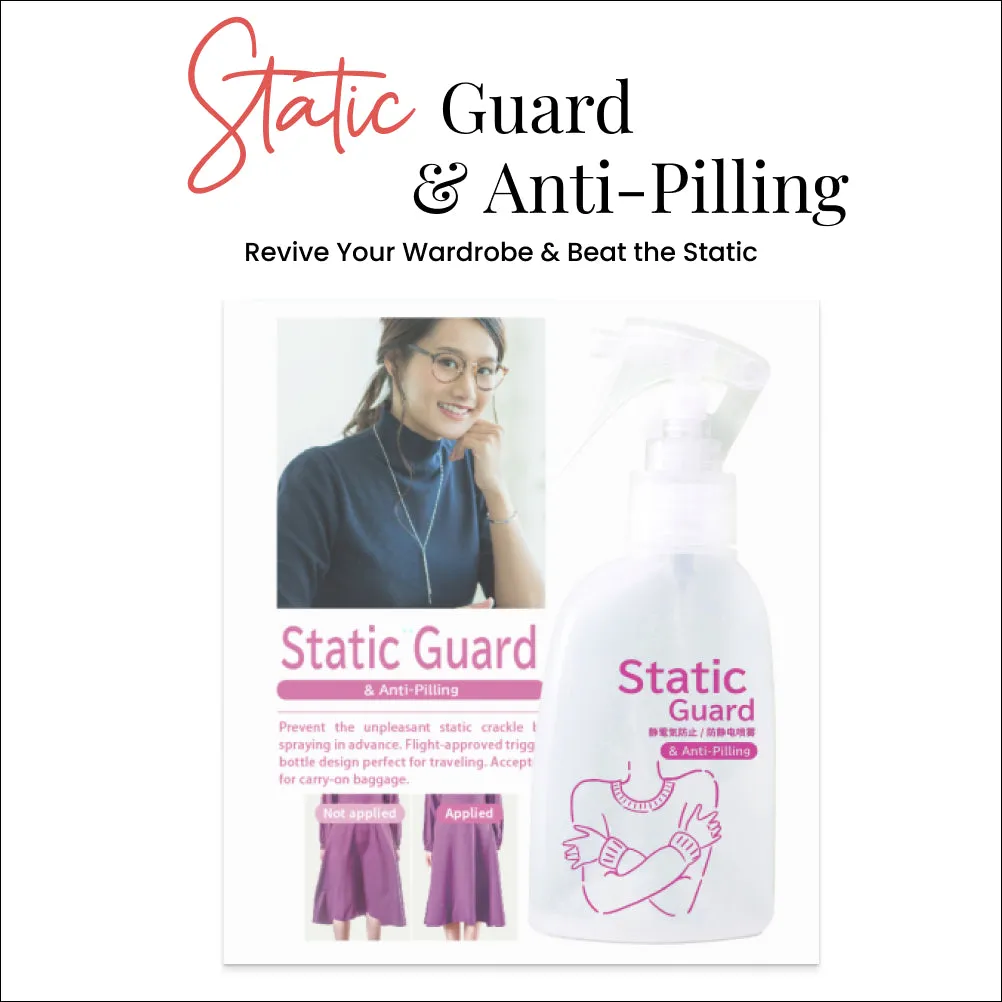 *Travel Size Static Guard & Anti-Pilling