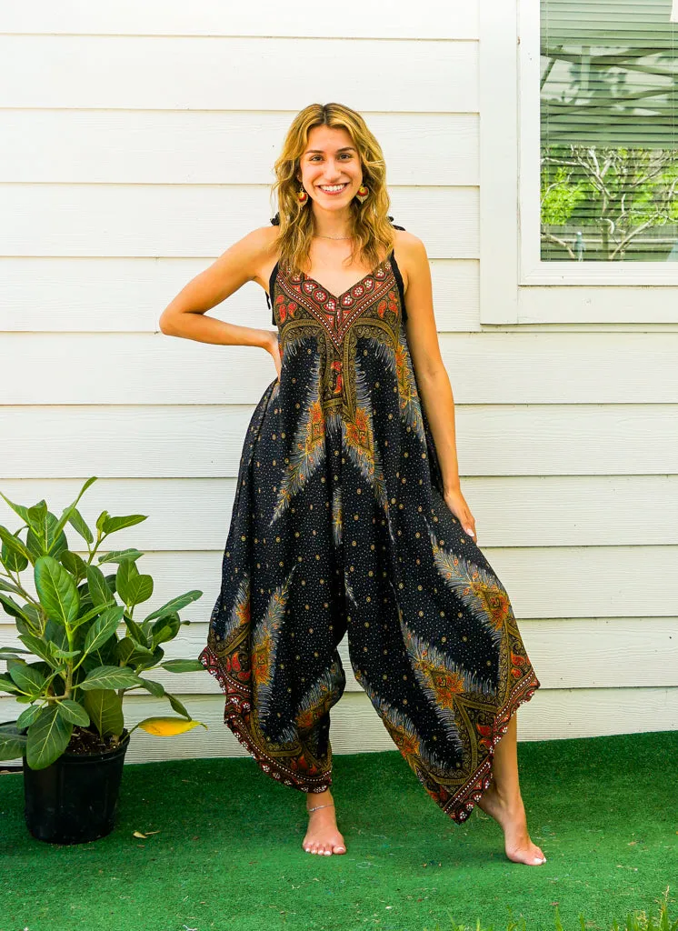 Twilight Peacock Boho Jumpsuit