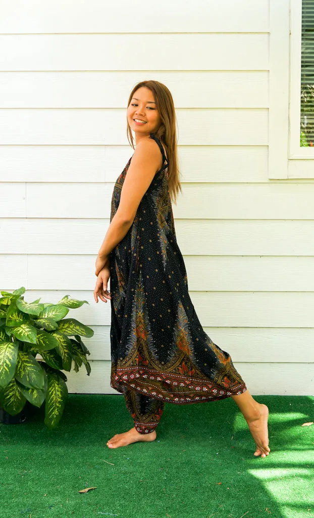 Twilight Peacock Boho Jumpsuit